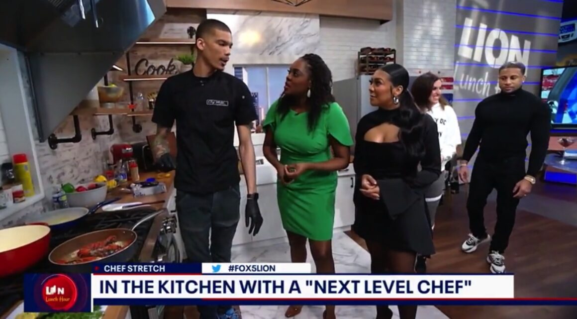 Chef Stretch (Image FOX 5 LION Lunch Hour 2:9:23)