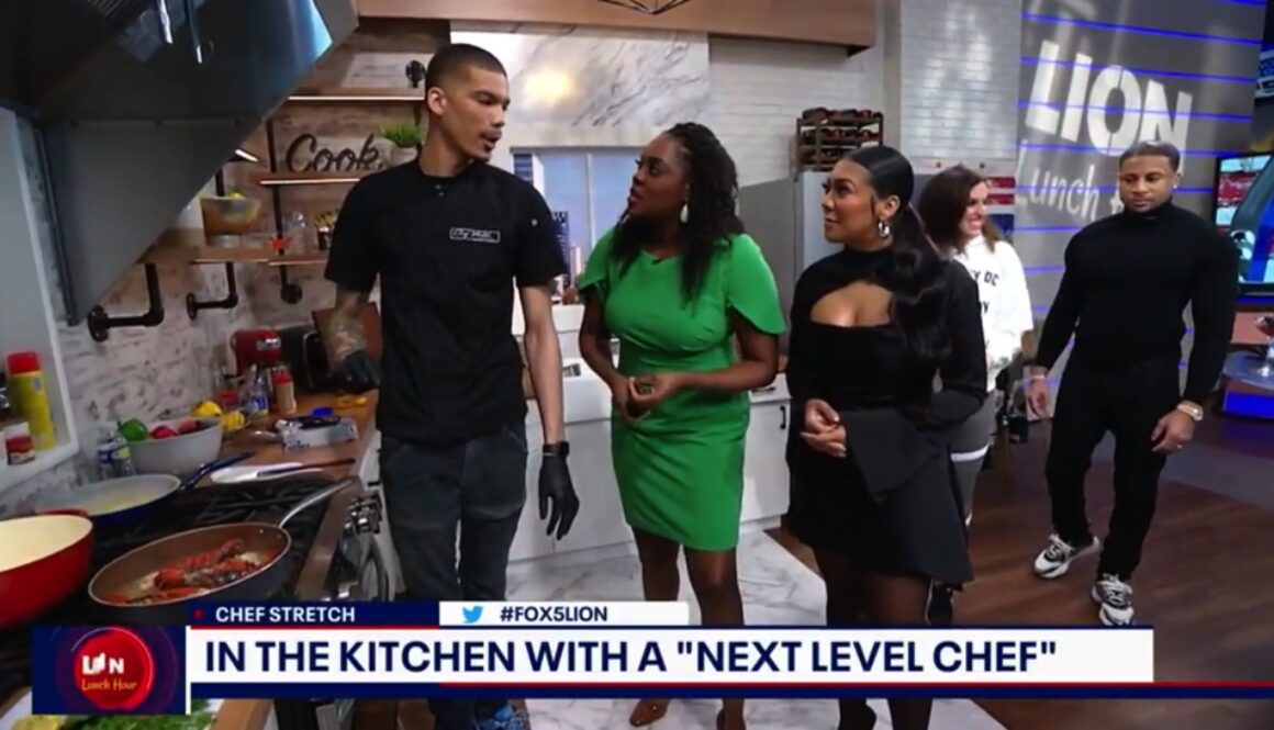 Chef Stretch (Image FOX 5 LION Lunch Hour 2:9:23)